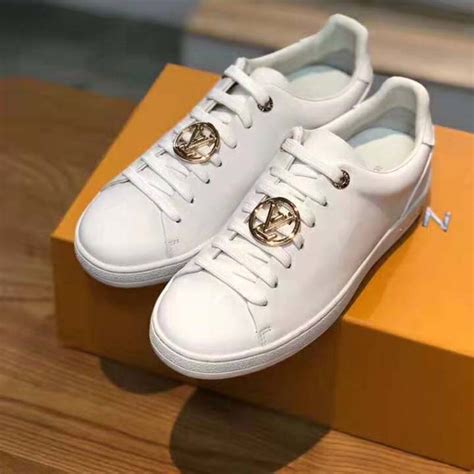 lv gold frontrow sneaker